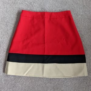 Kate Spade color block mini skirt